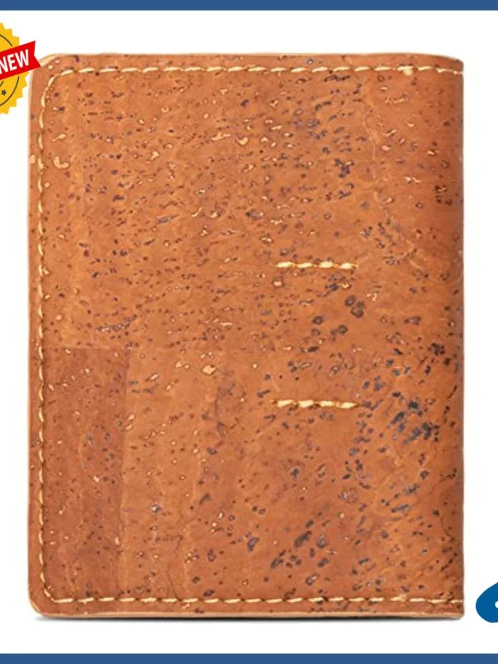 Slim Minimalist RFID Wallet, Eco Cork, Front Pocket Carry